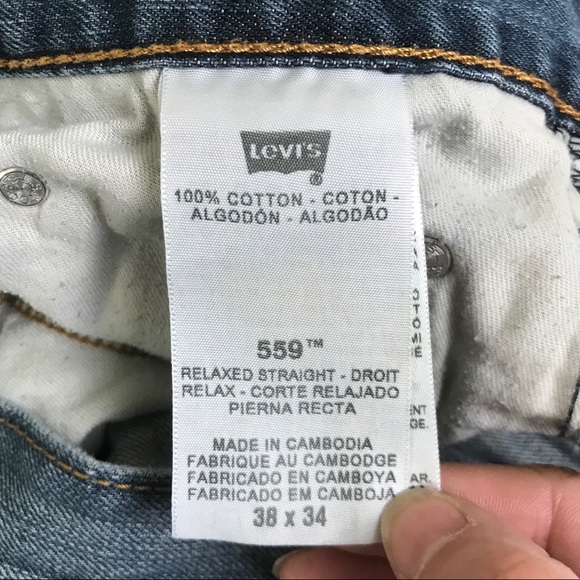 Levi Strauss & Co Straight Leg Jeans Size 38X34 - Picture 5 of 5